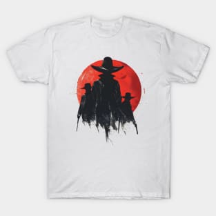 Bloodlust Chronicles: Immortal Bounty Hunts, Gothic Vampire Saga, and Supernatural Adventure in Anime-Manga Art T-Shirt